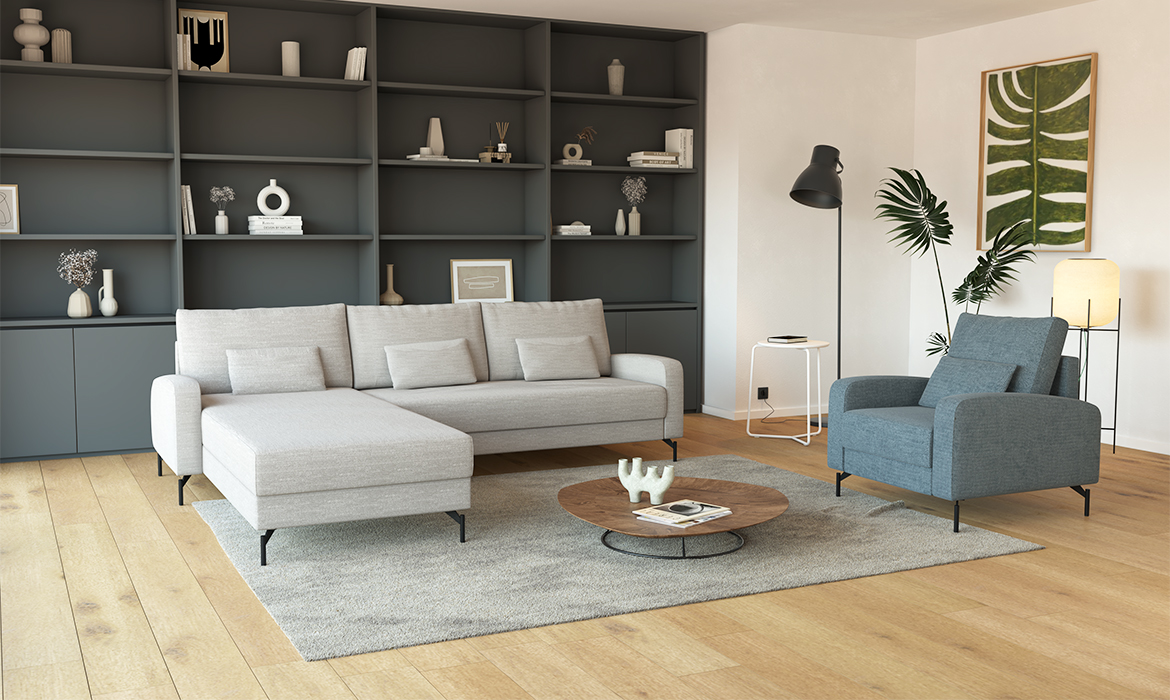 Lars sofa bed in blu Lars sofa bed